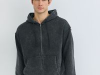 Толстовка на молнии, Серый