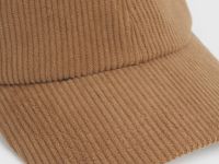 Вельветовая бейсболка, Бежевый
