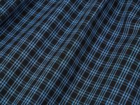 Текстильные трусы-боксеры в клетку, Синий