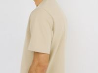 Футболка с арт-вышивкой, Бежевый