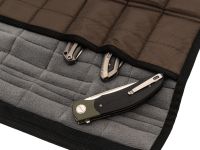 Сумка для 12 ножей с замком KTB, коричневая