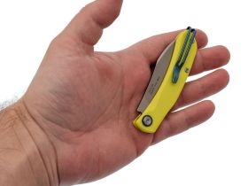 Складной нож Sanrenmu 7315-GP, сталь 12С27, рукоять G10, зелёный