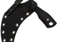 Нож Barmaley Knives Грим BW серрейтор, сталь AUS-10Co, рукоять G10, черный