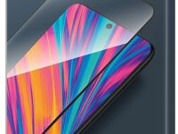 Защитное стекло BoraSCO для Samsung Galaxy A55 с чёрной рамкой