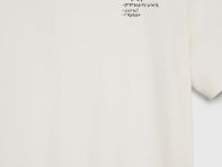 Футболка с текстовой вышивкой, Белый