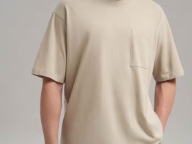 Футболка объемного кроя из джерси