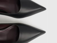 Туфли-лодочки из натуральной кожи, Черный