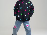 Куртка текстильная с полиуретановым покрытием для девочек (ветровка)