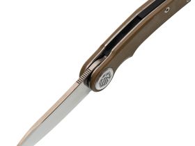 Складной нож Dr.Tech W3618GD, сталь D2, рукоять G10, песочный