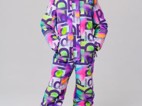 Комбинезон текстильный с полиуретановым покрытием для девочек