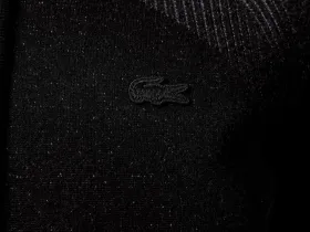 Женское облегающее длинное платье Lacoste на молнии с длинным рукавом