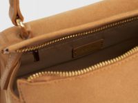 Сумка из искусственной замши, Бежевый