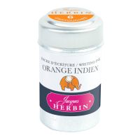 Набор картриджей для перьевой ручки Herbin, Orange indien Оранжевый, 6 шт