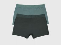 Базовые трусы-транки, 2 шт., Зеленый