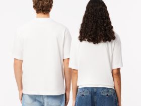 Хлопковая футболка Lacoste унисекс