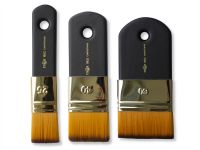 Кисть-флейц синтетика №40 Гамма, короткая ручка