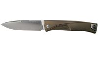 Складной нож LionSteel Thrill, сталь M390, рукоять Bronze titanium