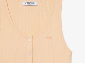 Женская хлопковая футболка Lacoste