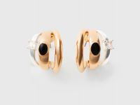 Серьги в виде колец O'STIN x Яндекс Книги, Золотой