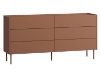Комод Дигарс 163x81 Терракотовый