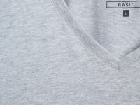 Футболка с V-образным вырезом, Серый