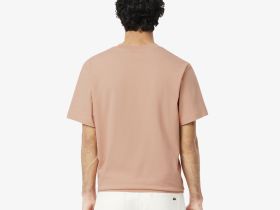 Мужская хлопковая футболка Lacoste с коротким рукавом