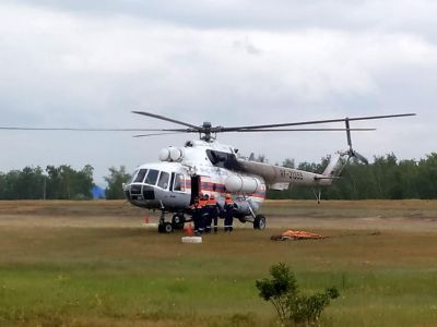 В Оленекский и Верхоянский районы направят пожарные вертолеты 
