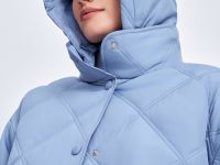 Утепленная куртка свободного силуэта