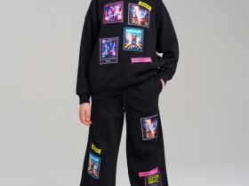 Брюки трикотажные для девочек