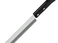 Кухонный нож Накири Tojiro Fuji Cutlery FC-1622, сталь Mo-V, рукоять полипропилен, черный