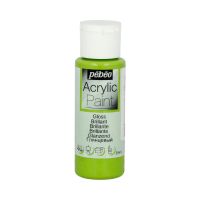 Акрил для декора Pebeo "Acrylic Paint" 59 мл, глянцевый, зеленый натуральный