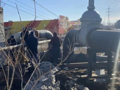 В Якутске завершили аварийные работы на трубопроводе по улице Кальвица