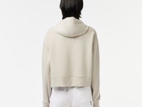 Женская толстовка Lacoste свободного кроя с капюшоном
