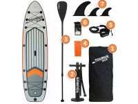 Надувная доска для SUP-бординга TOURUS 11.0 TURTLE GREY