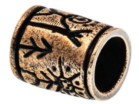 Бусина для темляка с Солнечными человечками, бронза