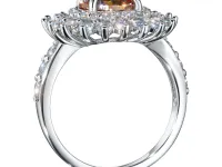 Кольцо из серебра с и цитрином э0673кц04250363_white