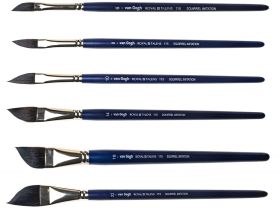 Кисть имитация белки №24 сабельная Van Gogh "115" короткая ручка