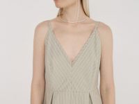 Сарафан из хлопка, Зеленый