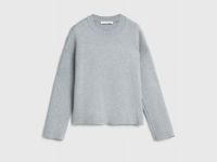 Джемпер плотной вязки, Серый