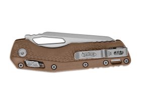 Складной нож Microtech MSI 210T-12APPMDE, сталь М390, рукоять полимер, коричневый