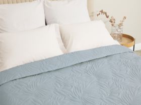 Покрывало Fogliare, голубое