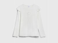 Лонгслив для девочек, Белый