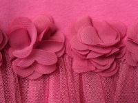 Комплект детский трикотажный для девочек: платье, брюки (легинсы)