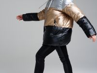 Куртка текстильная с полиуретановым покрытием для девочек