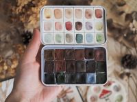 Набор акварели "Handy" Лесные истории, 18 кювет 2 мл, в металлическом боксе