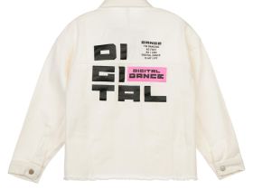 Куртка джинсовая oversize для девочки