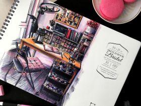 Скетчбук для графики и маркеров Малевичъ Bristol 30 л 280 г