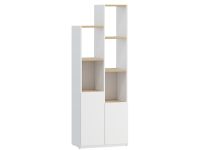 Стеллаж Матис 1-57x162 Белый