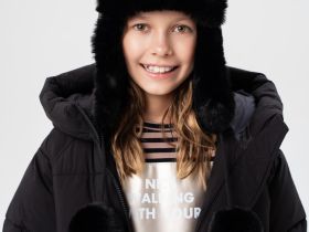 Шапка текстильная для девочек