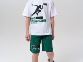 Комплект трикотажный для мальчиков: фуфайка (футболка), шорты